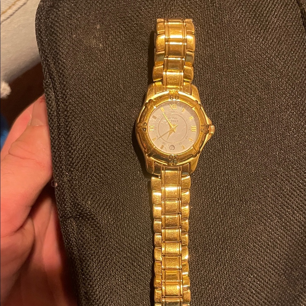 Anne Klein Gold and Silver Watch